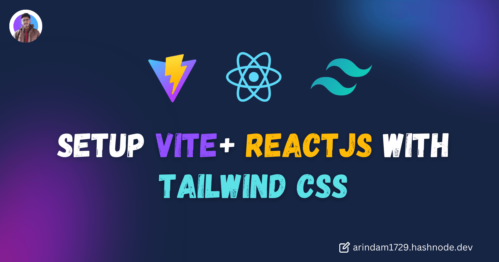 Setup Vite+ ReactJs with Tailwind CSS